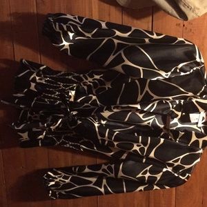 Black and white shirt